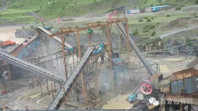 西藏那曲月产5万方砂石生产线